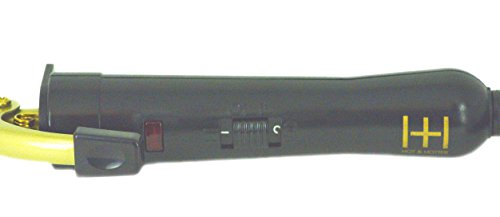 Hot and Hotter Gold Ceramic Curling Iron 1/4" Barrel High Heat Styling Tool