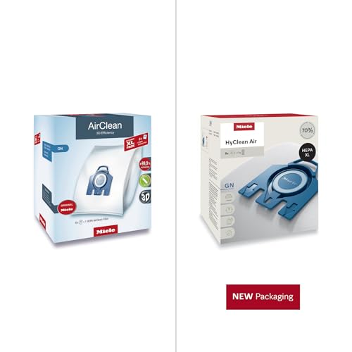 Miele Vacuum Cleaner Bags Allergy XL Pack for Canister Vacuums