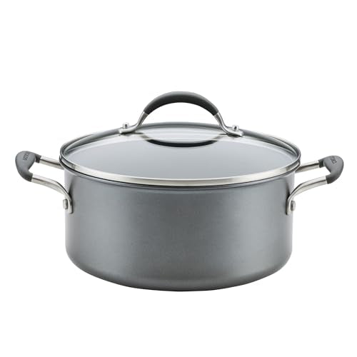 5-Quart Nonstick Dutch Oven with Lid, Induction Safe & Dishwasher Safe