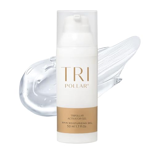 TriPollar Activator Gel - Lightweight Gel for Radio Frequency Treatments - Enhances Anti-Aging Results of RF devices - Supports Skin Elasticity (1.69 oz) (Clear)