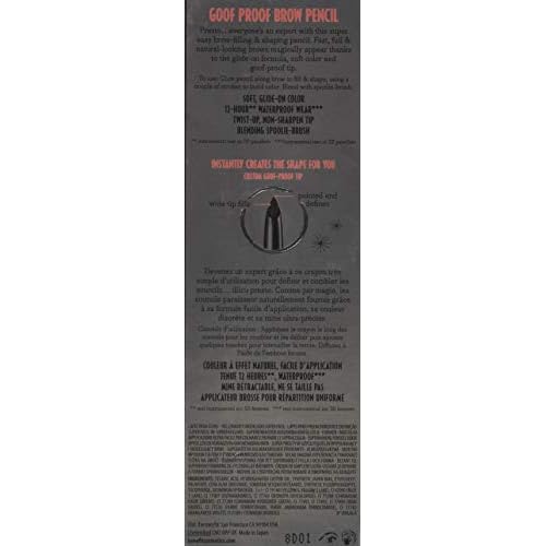 Benefit Goof Proof Brow Pencil - # 5 (Deep) 0.34g/0.01oz (Pack of 2)