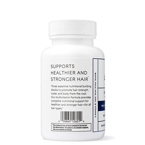 Multivitamin for Hair, Skin & Nails - 60 Count Elon Matrix 5000 Pack of 2