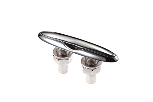 Retractable 6-Inch Stainless Steel Marine Boat Cleat - Low Profile, Neat Design with Variation: One Size