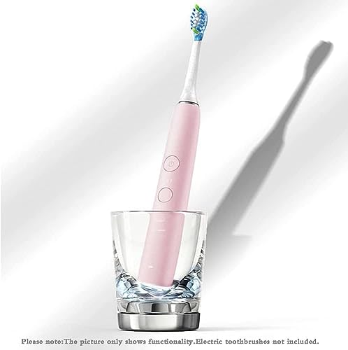 Electric Toothbrush Charger Base Glass Cup Replacement - Silver