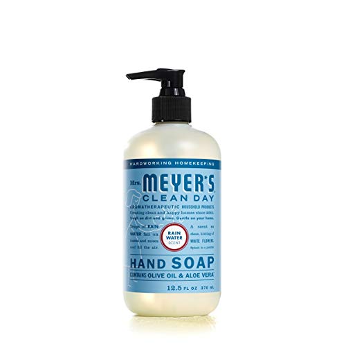 Mrs. Meyer’s Clean Day Liquid Hand Soap Rain Water 12.5 fl oz, Pack of 6