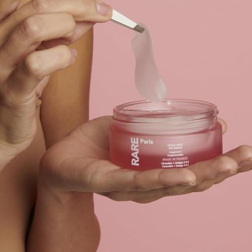 RARE Paris - Exception Ros?e - Regenerating Under Eye Patches - Hydrating & Brightening - With Ceramides & Omega-3 & 6 - Brightening, Firming & Revitalizing - Multi-Active Serum Formula - 30 Pairs