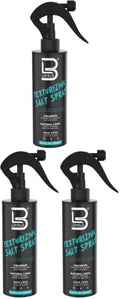 L3 Level 3 Sea Salt Texturizing Spray 8.45 Fl Oz Pack of 3 - Beachy Waves & Light Hold