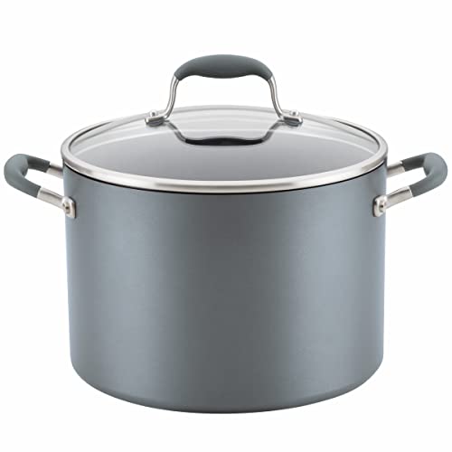 Anolon Advanced Home 10 Qt Hard-Anodized Nonstick Stockpot with Lid - Moonstone Variation