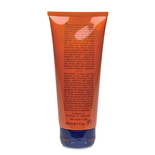 L'Erbolario Patchouli Body Butter – Moisturizing Cream for Dry Skin, 6.7 oz