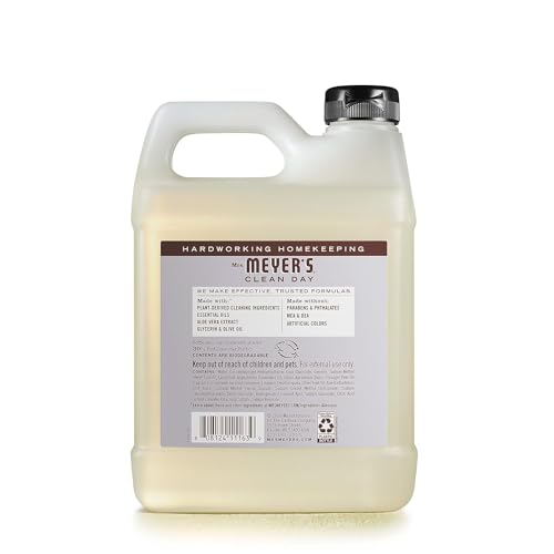 Mrs. Meyers Lavender Liquid Hand Soap Refill Pack of 3 - Eco-Friendly, 33 Oz
