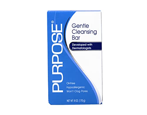 Purpose Gentle Cleansing Bar for All Skin Types - 6 oz Pack of 6
