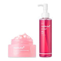 medicube PDRN Cleanse & Hydrate Duo: Salmon DNA PDRN Pink Collagen Capsule Cream and PDRN Jelly to Foam Cleanser | Lightweight Gel to Foam Cleanser and Moisturizer For Uneven Skin Tone