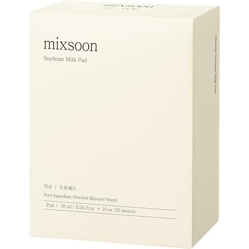 mixsoon Soybean Milk Pad 10ea Milky Texture Sheet Pad for Sensitive Skin Nourishing Moisturizer Korean Glass Skin Care