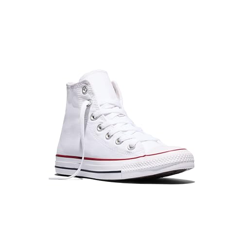 Converse Unisex Chuck Taylor All Star Canvas High Top Sneakers - White, Size 11 Women / 9 Men