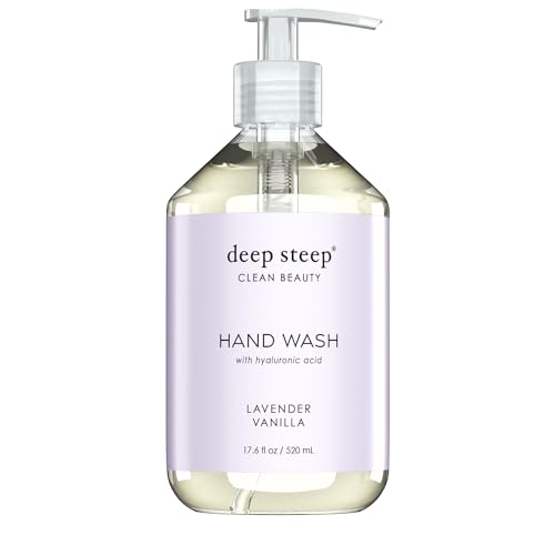 Deep Steep Liquid Hand Wash, 17.6 Ounces (Lavender Vanilla)