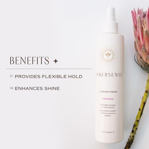 INNERSENSE Organic I Create Finish Hair Spray 10oz - Flexible Hold & Shine