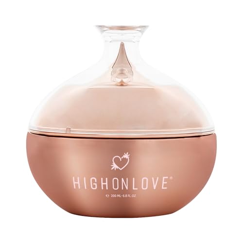 High On Love Moisturizing Body Butter - Formulated with Coconut Oil, Hemp Seed Oil & Shea Butter - Natural Body Lotion for Dry, Sensitive Skin (Lychee & Rose)