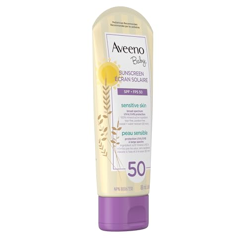 Baby Mineral Sunscreen Lotion SPF 50 with Zinc Oxide Travel Size 88mL