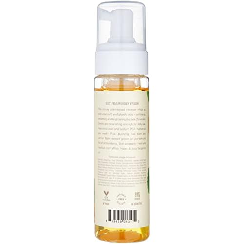 FarmHouse Fresh Foaming Face Wash, Cleanser. Hyaluronic Acid, Vitamin C, Glycolic Acid. C the Future Foam Facial Cleanser, 1.7 Fl Oz