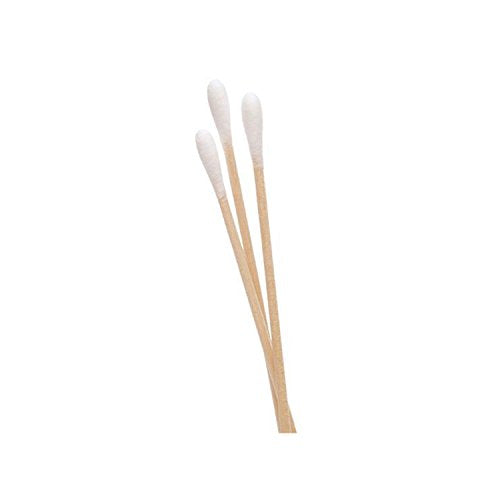 Intrinsics 6" Cotton-Tipped Applicator Swabs - 1000 Count, 100% Cotton