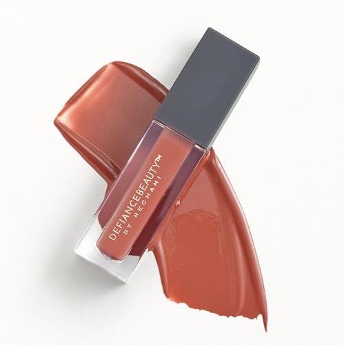 Iconic Defiance Beauty Luminous Liquid Lipstick & Clear Lip Gloss Set - Long Lasting, Pink Undertones, High Comfort