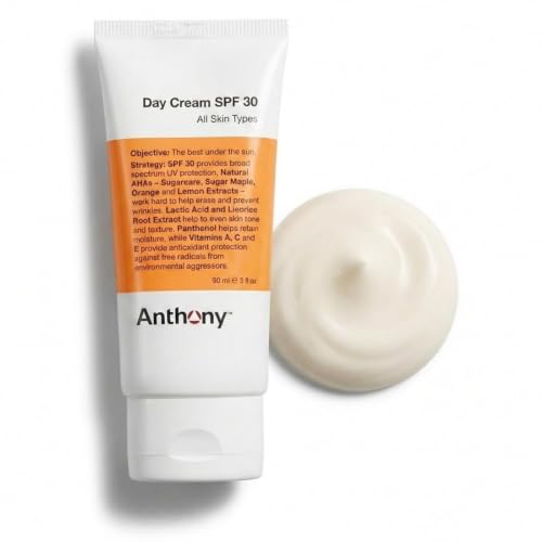 Men's SPF 30 Face Moisturizer with Vitamin E & Squalane - 3 Oz