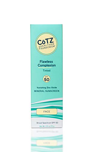 Mineral Sunscreen SPF 50 Lightly Tinted 2.5 Oz - Flawless Complexion Protection