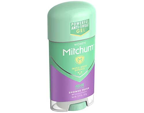 Revlon Mitchum Gel Anti-Perspirant Deodorant for Women, Powder Fresh, 2.25 oz, 5 Pack
