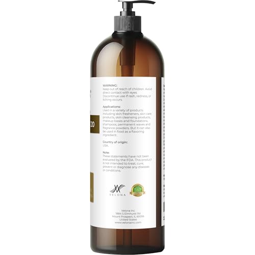 Polysorbate 20 Food & Cosmetic Grade - 32 Fl Oz Nonionic Emulsifier