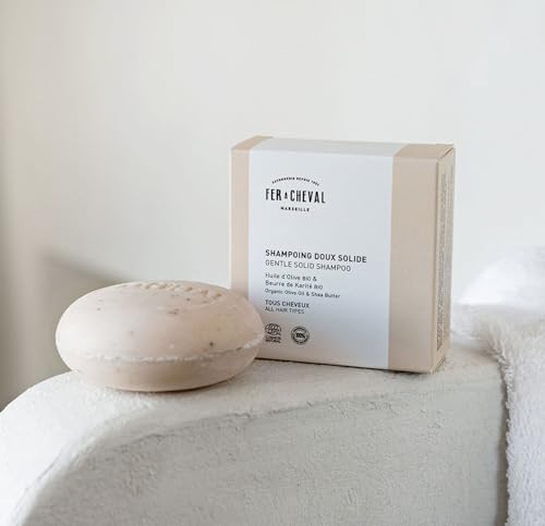 Solid Shampoo Bar with Olive Oil & Shea Butter - Gentle, Natural, 100g - Variation of Solid Shampoo