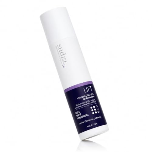 SUDZZFX Volumizing Hair Gel - Medium Hold for Fine Hair, 8.5 Fl Oz