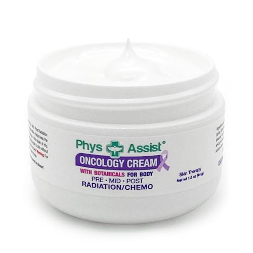 PhysAssist Oncology Cream 1.5 oz. Travel Size. Soothing, Calming and Hydrating to Stressed Skin Undergoing Chemo or Radiation. Made with Botanicals of Lavender, Calendula, Peppermint