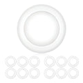 12 Pack 5/6 Inch Dimmable LED Disk Lights - Daylight 5000K Surface Flush Mount