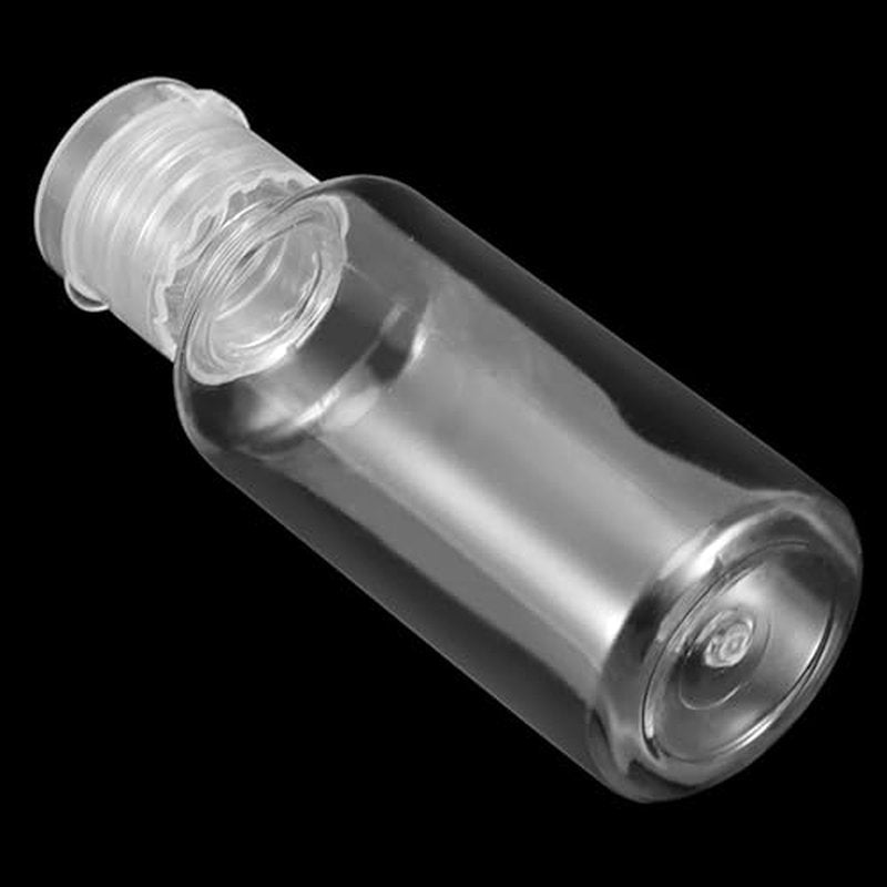 110Pcs 1oz (30ml) Plastic Travel Empty Bottles, Clear Flip Cap Squeeze Sample Bottle, Refillable Plastic Containers for Toiletries, Lotion, Shampoo, Cosmetics