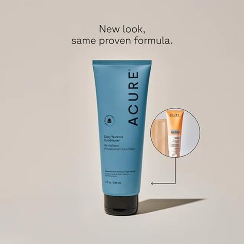 Acure Daily Workout Watermelon Conditioner - Lightweight Hydrating & Moisturizing Conditioner for Women & Men w/ Oily, Damaged Hair, Deep Moisture, Vegan, Paraben Free, Sulfate Free - 8 fl oz
