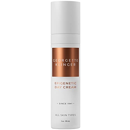 Georgette Klinger Epigenetic Day Face Cream - Anti-Aging Moisturizer with Hyaluronic Acid & Saffron, 1 oz