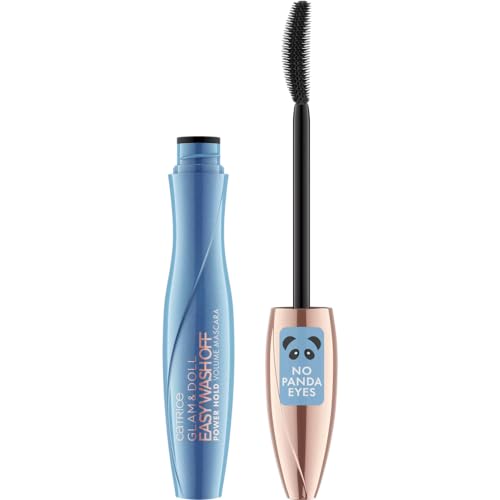 Catrice | Glam & Doll Easy Wash Off Power Hold Volume Mascara | Long Lasting & Smudge Proof Tubing Formula | Ultra Black | Vegan & Cruelty Free | Made Without Parabens, Alcohol & Oil