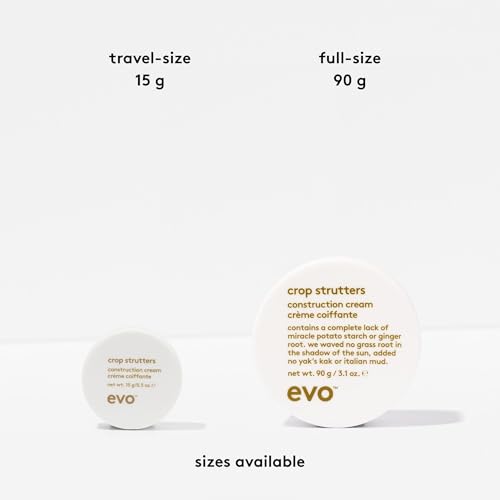 EVO Medium Hold Hair Styling Cream for All Hair Types - 3.2 oz