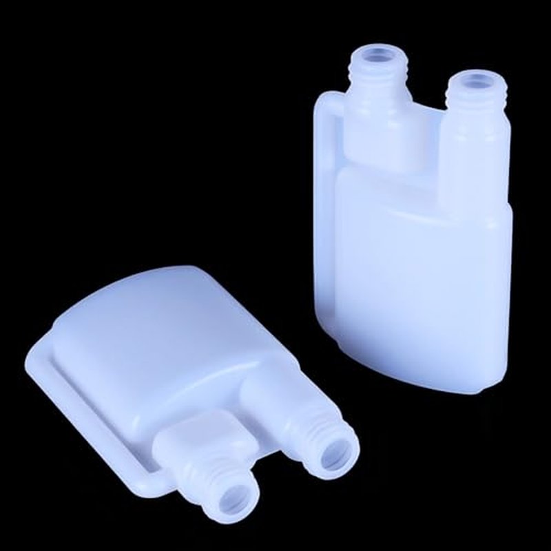 2 Pack Standard Squeeze Shot Bottle - HDPE Plastic Flask for Liquor, Portable Dispenser with Free Funnel (32OZ(1000ml) & 1.2OZ(30ml))