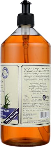 Lavender Aloe Natural Hand Wash with Essential Oils - 33.8 Fl Oz Bottle