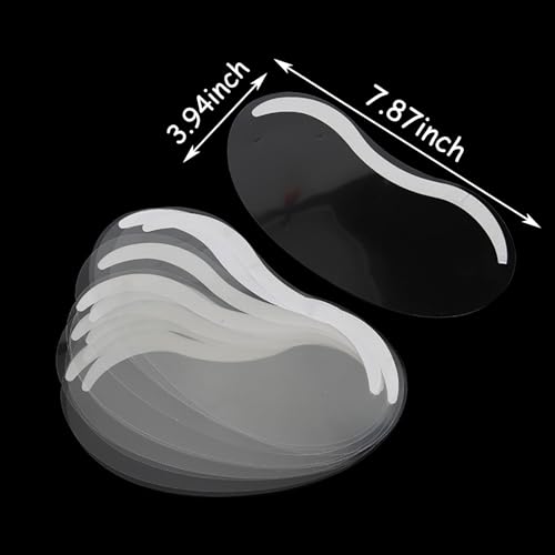 50 Pcs Microblading Shower Face Shields Visors, Disposable Face Shields Masks Makeup Eye Shield for Hairspray Salon Supplies and Eyelash Extensions Eye Eyelid Surgery Aftercare