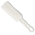 YS Park Slim Flat Top Hair Comb for Short Hair Cutting - White S282T