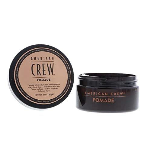 Men's Hair Pomade by American Crew, Medium Hold with High Shine, 3 Oz (Pack of 2)