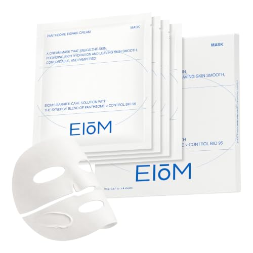 Cream Sheet Mask for Sensitive Skin with Ectoin & Panthenol - Hydrating Korean Mask