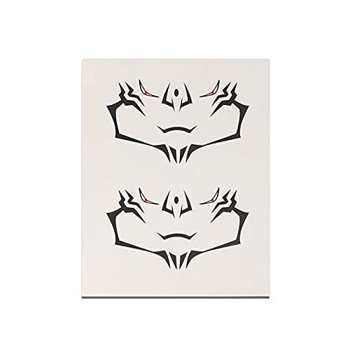 AwwwCos Cosplay Temporary Tattoos Tattooing Face Stickers for Halloween Costumes E
