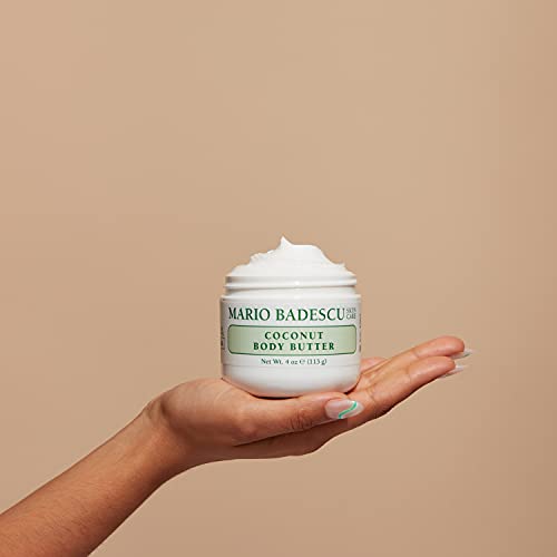 Mario Badescu Coconut Body Butter Pack of 2 - 8oz All Skin Types Moisturizer