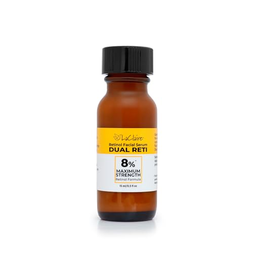 Fresh Look, Same Ingredients 8% Complex Retinol Facial Serum ? Anti-Aging, Brightening Neck & Facial Serum, Helps Nourish Skin with Lactic Acid, Vitamin A, & Retinyl Palmitate ? 15 ml
