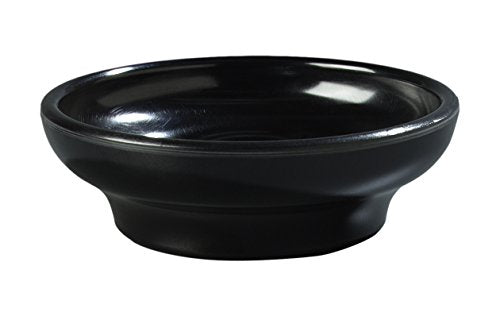Melamine Salsa Dish 5 oz, Black, Dishwasher Safe, Case of 48