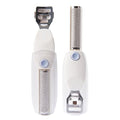 TRIM Foot Callus Shaver & Rasp with Sliding Cover ? 2-in-1 Foot Care Tool ? Features Slide & Lock Mechanism ? Safely Conceals and Protects the End Not in Use ? Keeps Your Feet Beautiful and Smooth