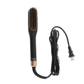 Electric Beard Straightening Comb Multifunctional Beard Straightener Brush Men Hair Styling Tool (US Plug)